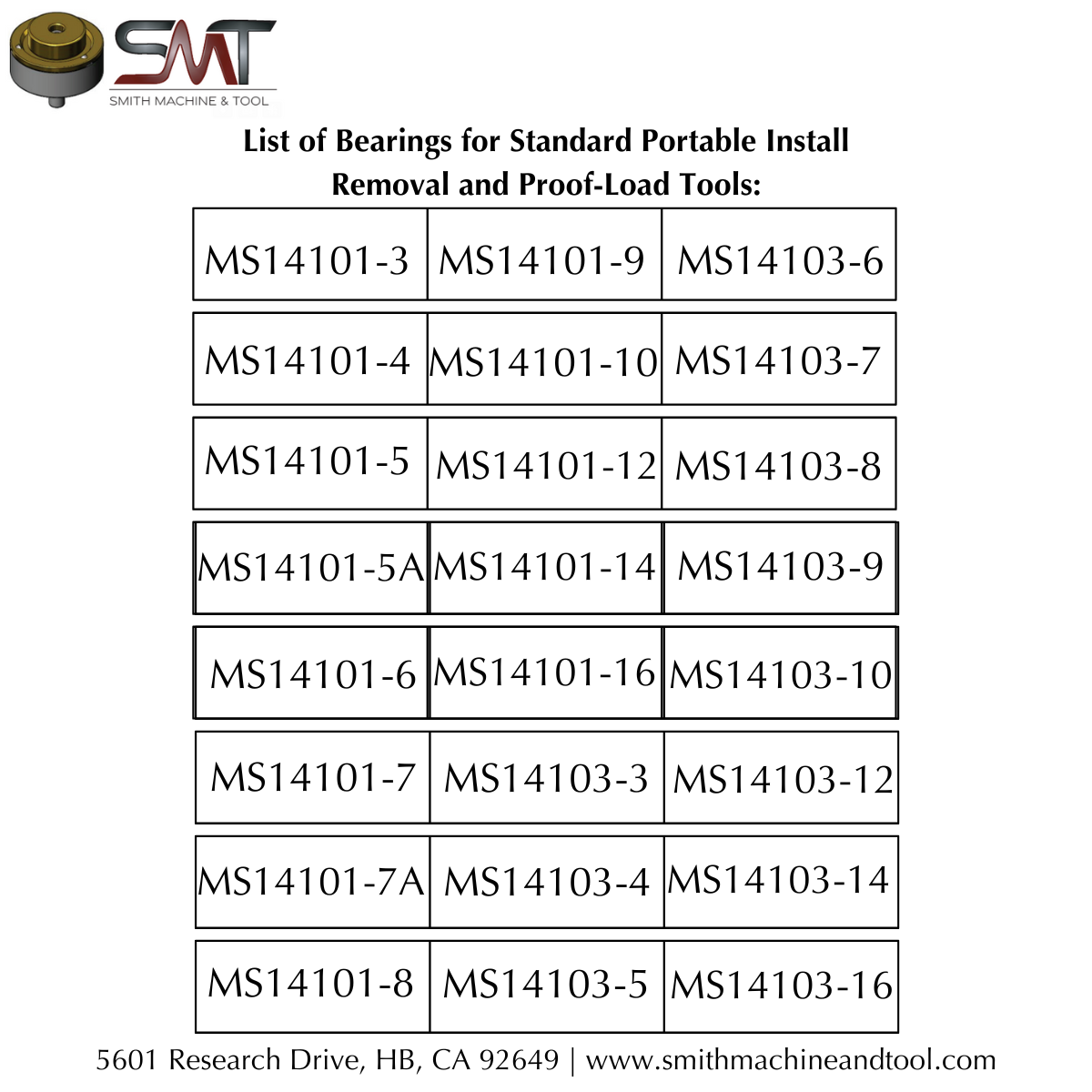 Recent Portable Proof-Load Tool (P-BAC-ADBY7V) - Smith Machine Tool